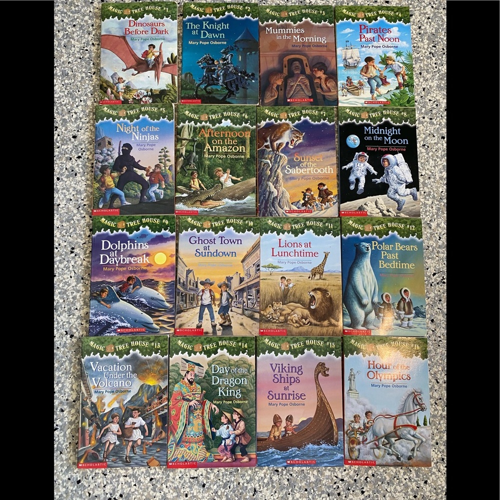 Magic Treehouse books 1-16 series